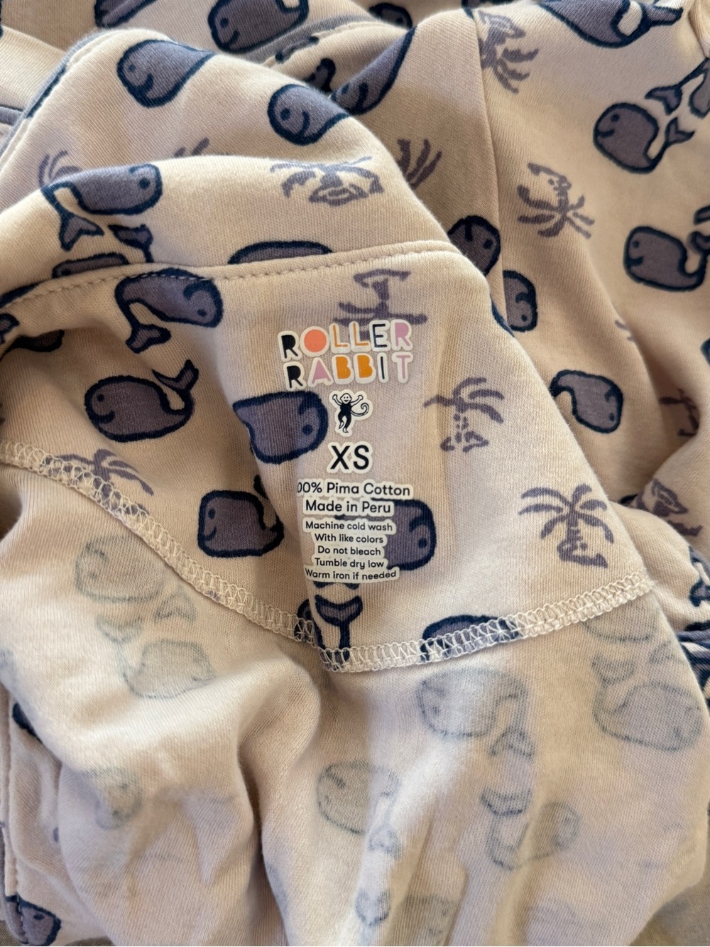 Roller Rabbit Moby Pajamas - Picture 4 of 4